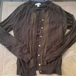 SMALL BLACK CARDIGAN NEW YORK AND COMPANY